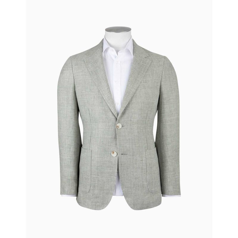 Rembrandt Malta Pistachio Green Houndstooth Blazer image number 2